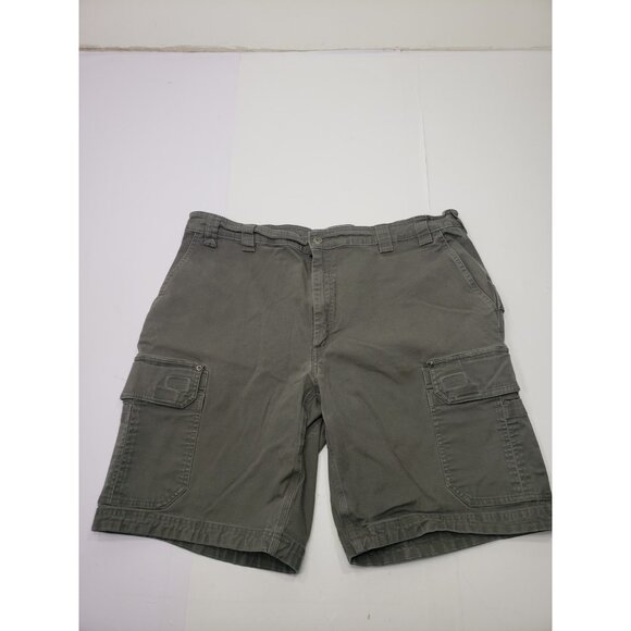 Duluth Mens Trading Flex Fire Hose Gray Relaxed Stretch  Cargo Shorts Size 46 - Picture 1 of 11